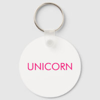 "Unicorn" minimalist hot pink fuchsia white