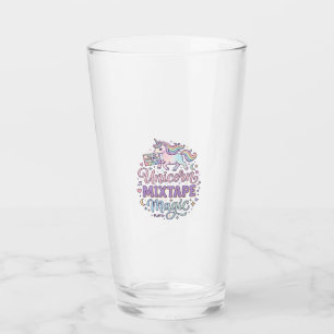 Unicorn Mixtape Magic Adorable Sticker and Shirt D Glass