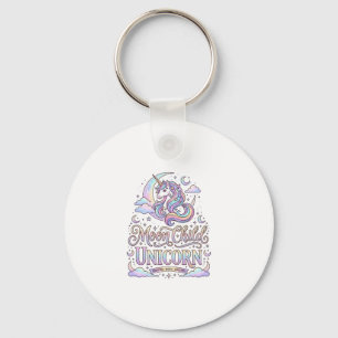 Unicorn Moon Child Unicorn Original Zazzle Design_ Key Ring