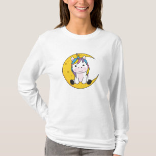 Unicorn Moon Good Night Sweet Animals Unicorns T-Shirt