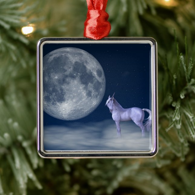 Unicorn Moon Magic Metal Tree Decoration (Tree)