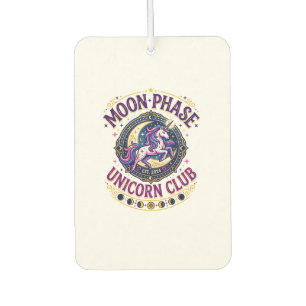 Unicorn Moon Phase Unicorn Club Commercial Shirt G Car Air Freshener