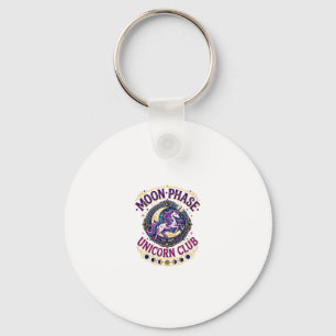 Unicorn Moon Phase Unicorn Club Commercial Shirt G Key Ring