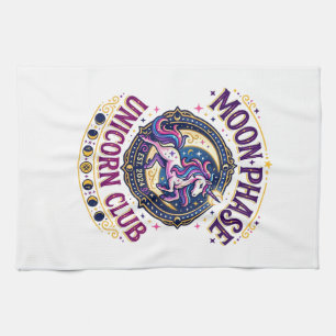 Unicorn Moon Phase Unicorn Club Commercial Shirt G Tea Towel