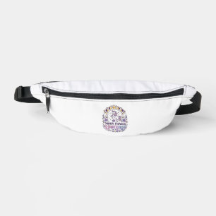 Unicorn Moon Phases Unicorn White Background Shirt Bum Bags