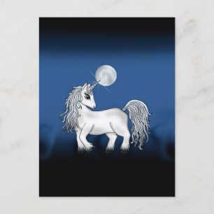 Unicorn Moon Postcard