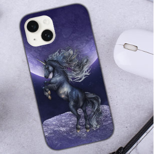 Unicorn Moon Purple Case-Mate iPhone 14 Case