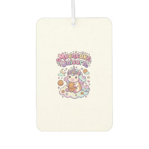 Unicorn Mooncake Unicorn Charming Apparel Graphic_ Car Air Freshener