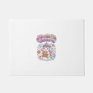 Unicorn Mooncake Unicorn Charming Apparel Graphic_ Doormat