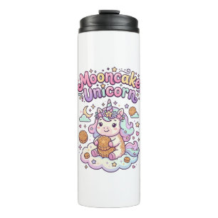 Unicorn Mooncake Unicorn Charming Apparel Graphic_ Thermal Tumbler