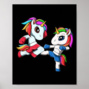 Unicorn Muay Thai - Thai Boxing And Kickboxing Gif Poster