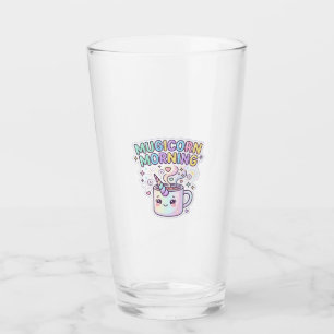 Unicorn Mugicorn Morning Graphic Design Zazzle Des Glass