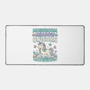 Unicorn Mushroom Meadow Unicorn Trendy T-Shirt Des Desk Mat
