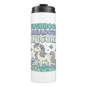 Unicorn Mushroom Meadow Unicorn Trendy T-Shirt Des Thermal Tumbler