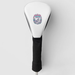 Unicorn Mushroom Unicorn Magic Colourful POD Artwo Golf Head Cover