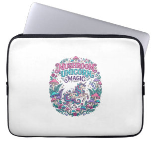 Unicorn Mushroom Unicorn Magic Colourful POD Artwo Laptop Sleeve