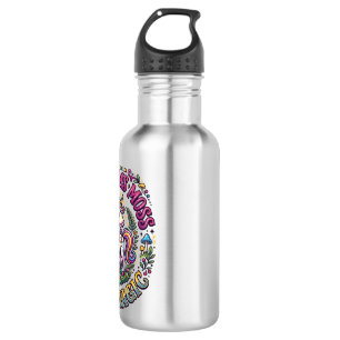 Unicorn Mushrooms Moss and Magic Commercial Shirt  532 Ml Water Bottle