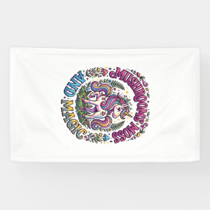Unicorn Mushrooms Moss and Magic Commercial Shirt Banner