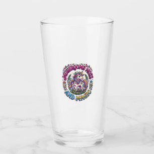 Unicorn Mushrooms Moss and Magic Commercial Shirt  Glass