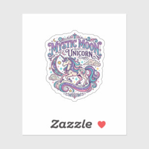 Unicorn Mystic Moon Unicorn Colourful