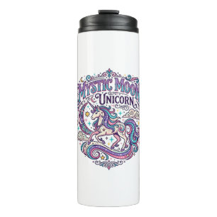 Unicorn Mystic Moon Unicorn Colourful Thermal Tumbler