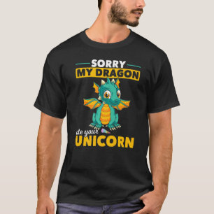 Unicorn Mythical Creature Cute Fantasy Animal Dra T-Shirt