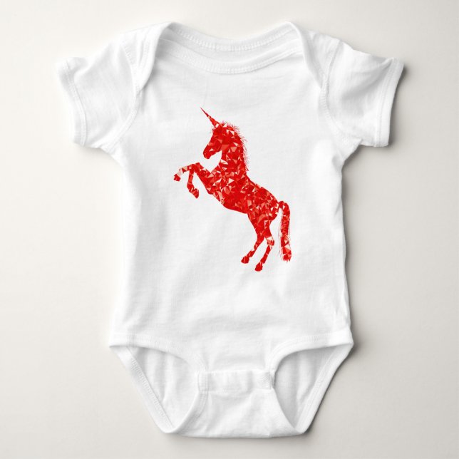 Unicorn Mythical creature fairy tale Baby Bodysuit (Front)
