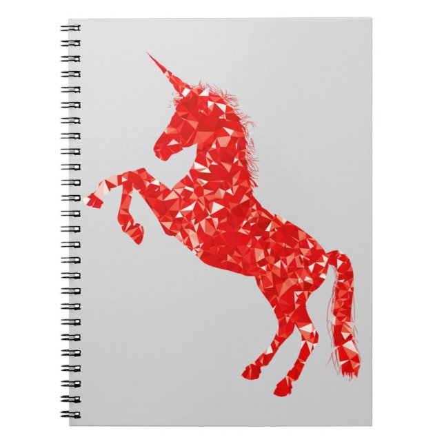 Unicorn Mythical creature fairy tale Spiral Notebook (Front)