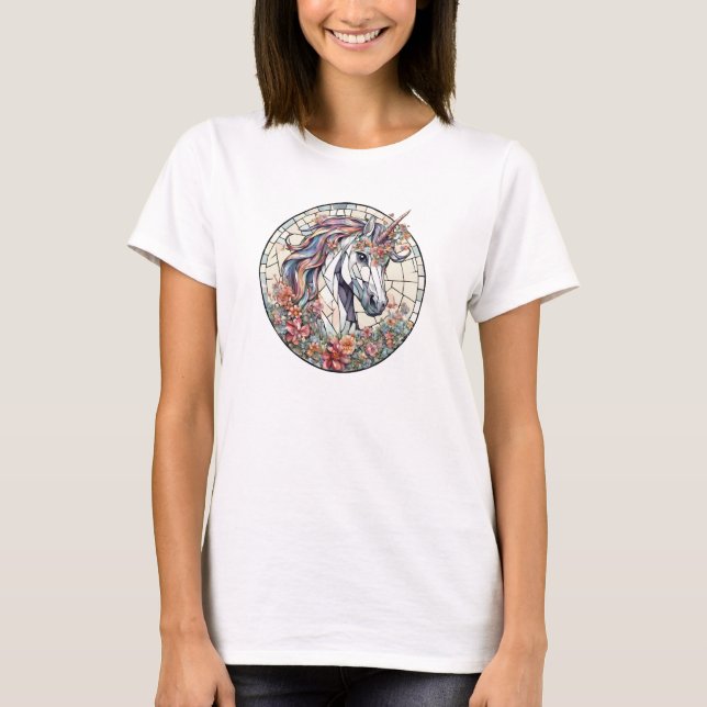 Unicorn Mythical Horse  T-Shirt (Front)