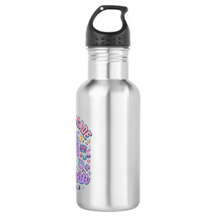 Unicorn Neon Arcade Unicorn Retro Style Product Gr 532 Ml Water Bottle