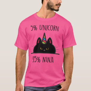 Unicorn Ninja Cat T-Shirt