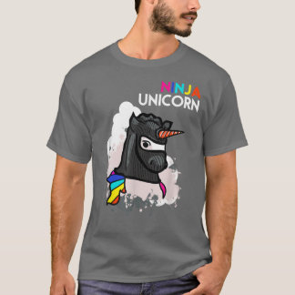 Unicorn Ninja Funny Cool Martial Arts Fighter Gift T-Shirt