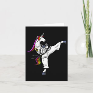 Unicorn Ninja Karate Martial Art Kickboxing Jiu Ji Card