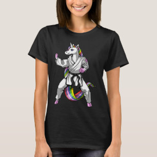 Unicorn Ninja Karate Martial Art Kickboxing Taekwo T-Shirt