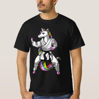 Unicorn Ninja Karate Martial Art Kickboxing Taekwo T-Shirt