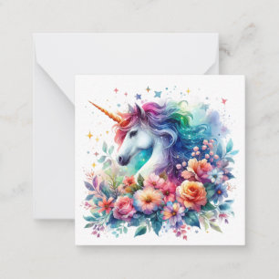 Unicorn Note Card