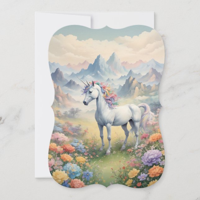 Unicorn Note card (Front)
