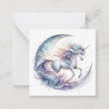 Unicorn Note Card