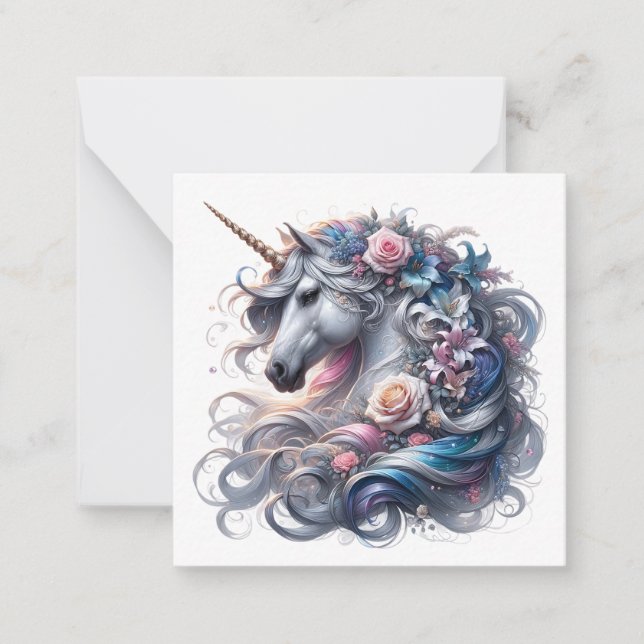 Unicorn Note Card (Front)