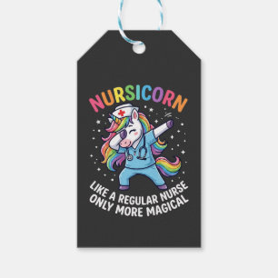 Unicorn Nurse Energy Bright and Magical Gift Tags