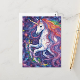 Unicorn Octopus hybrid  Postcard