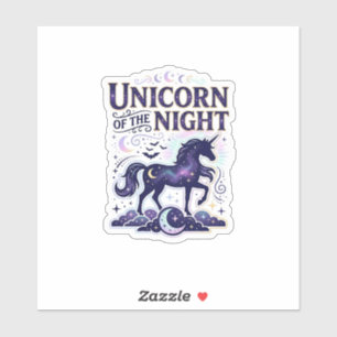 Unicorn of the Night Graphic Design Zazzle Design_