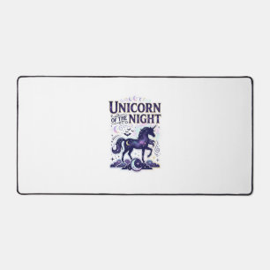Unicorn of the Night Graphic Design Zazzle Design_ Desk Mat