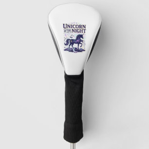 Unicorn of the Night Graphic Design Zazzle Design_ Golf Head Cover