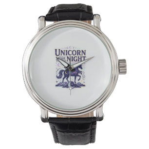 Unicorn of the Night Graphic Design Zazzle Design_ Watch