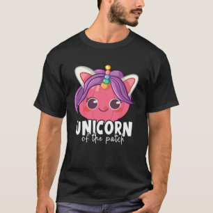 Unicorn of the patch I Pumpkin Horn Halloween Gril T-Shirt