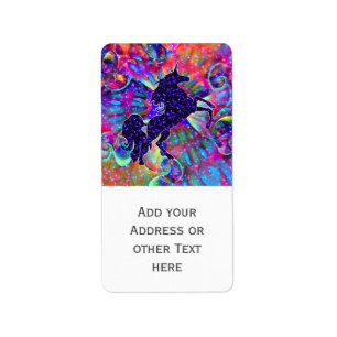 UNICORN OF THE UNIVERSE multicolored Label
