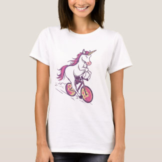 Unicorn on a Bicycle T-Shirt