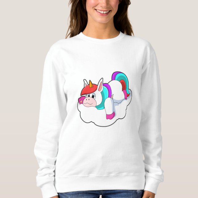 Unicorn on Clouds Sweatshirt (Front)