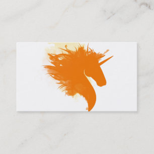 Unicorn on Fire Business Card